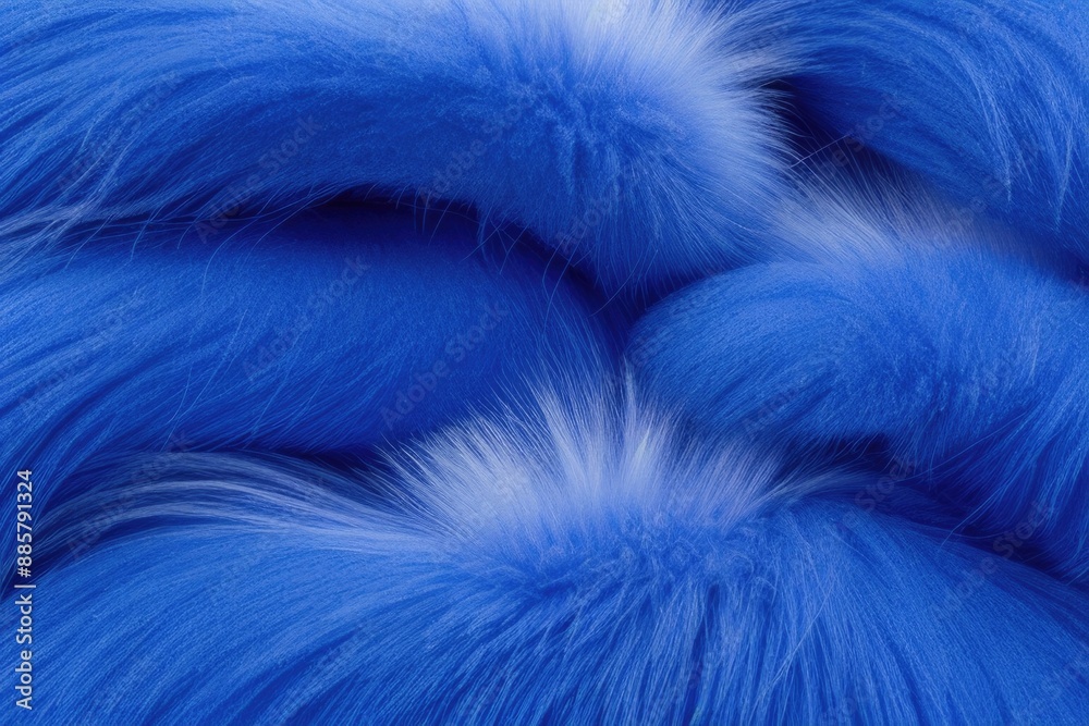Close-up blue fur pattern wool texture background Close-up blue fur pattern wool texture background