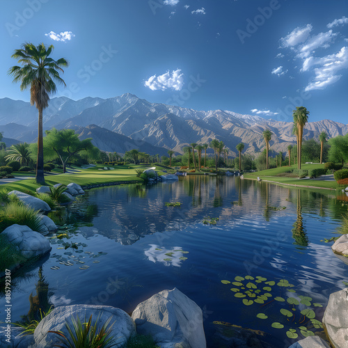 Scenic Palm Springs Golf Course