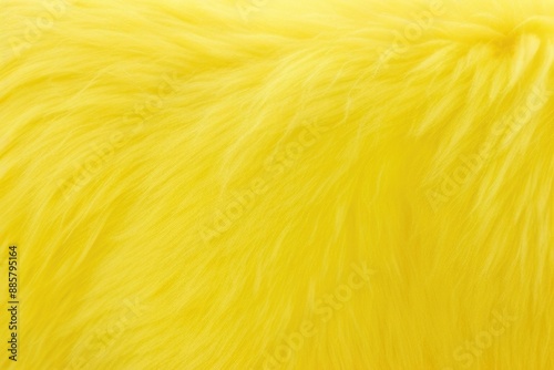 Close-up yellow fur pattern wool texture background
