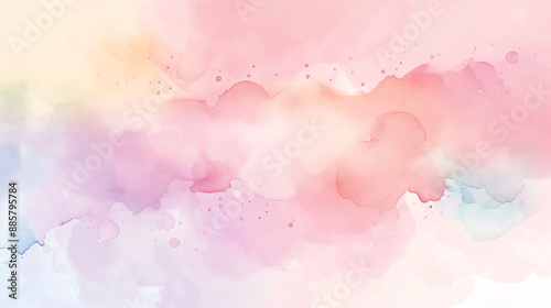 A soft pink background with delicate translucent water.