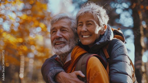 A romantic moment between two people in nature, perfect for love stories, valentines day or family moments