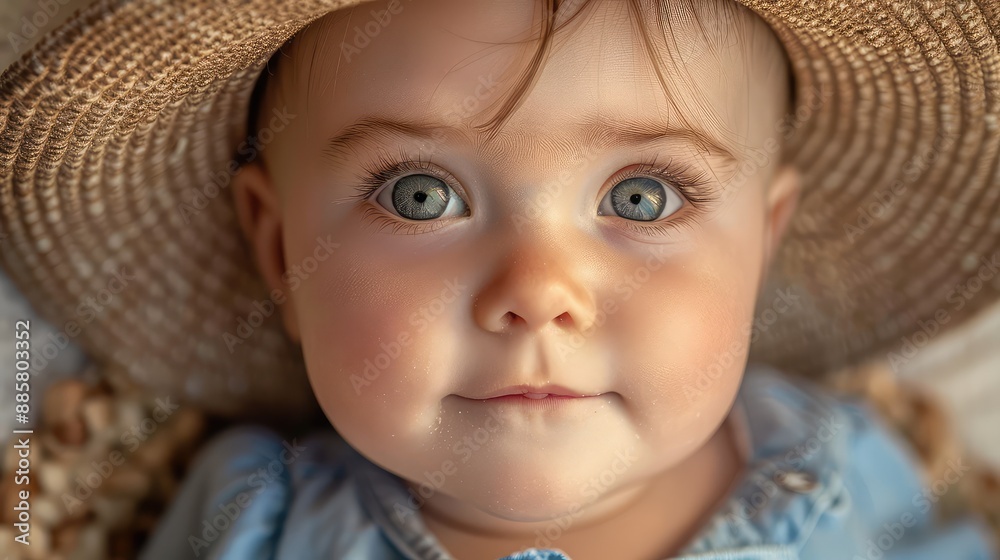 Joyful Innocence: Curious Eyes and Playful Grin Joyful Innocence: Curious Eyes and Playful Grin