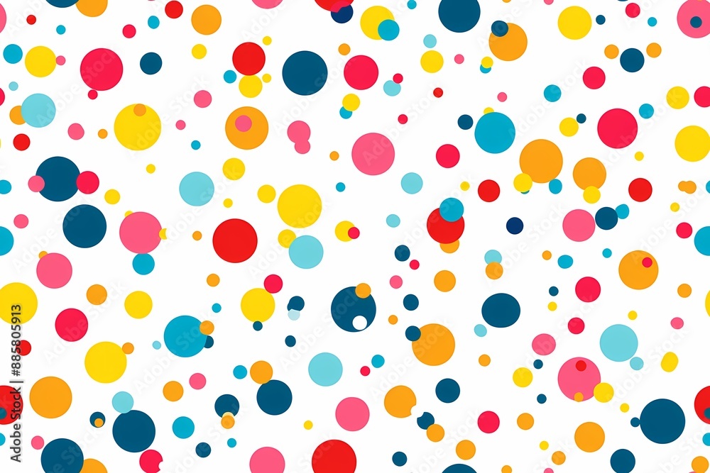 Colorful Abstract Polka Dot Pattern Colorful Abstract Polka Dot Pattern