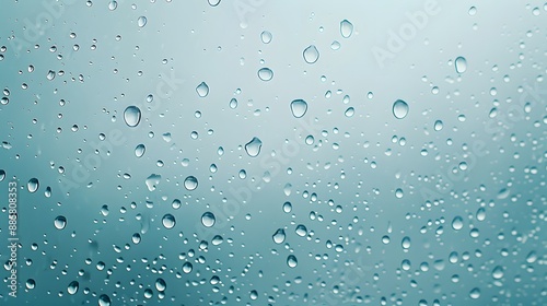 Wallpaper Mural Water Droplets On Glass Minimalist Background Torontodigital.ca