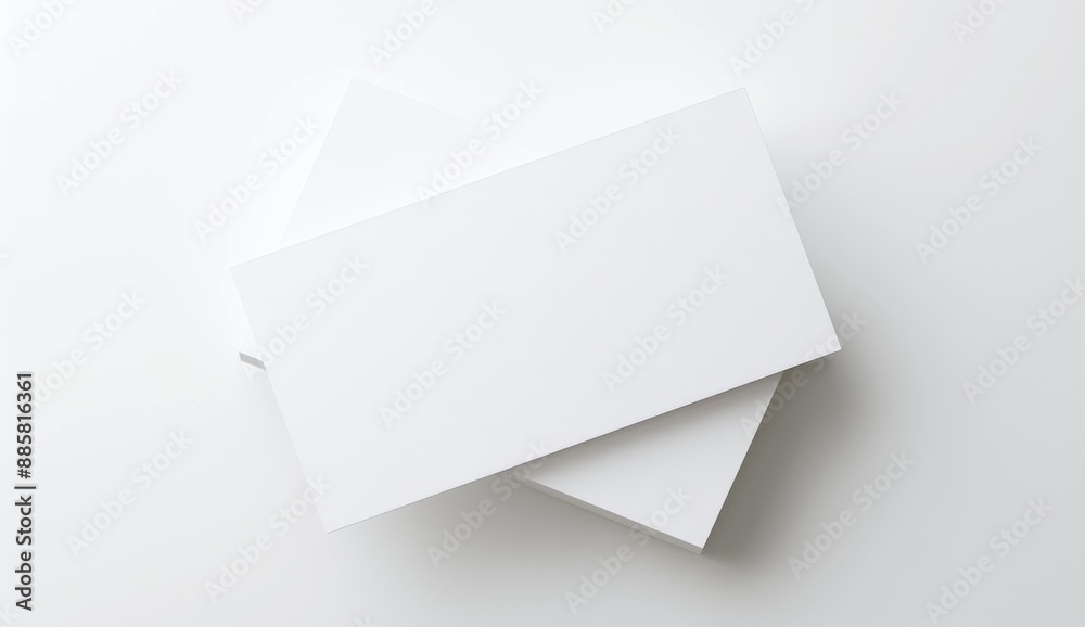 Stack of Blank Business Cards Mockup Template on Grey Background.
Stack of Blank Business Cards Mockup Template on Grey Background.