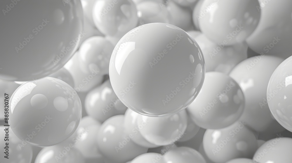 White sphere background White sphere background