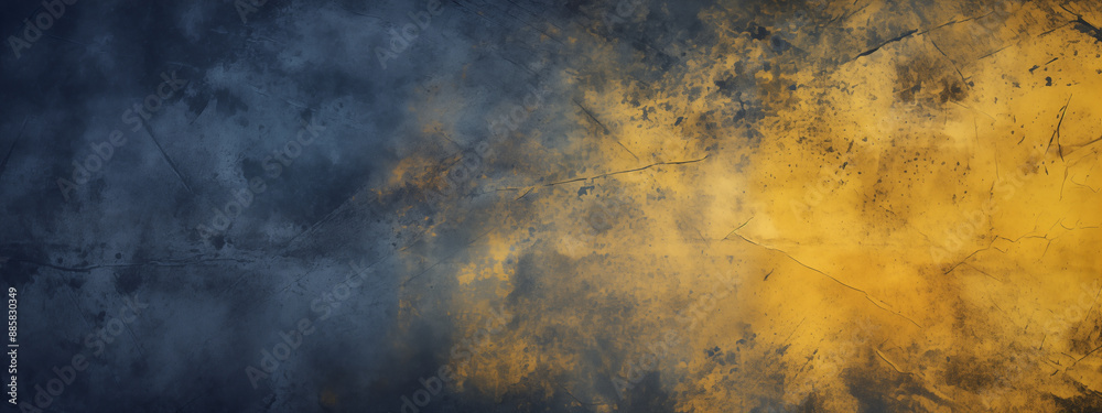 Abstract Blue and Yellow Texture Background