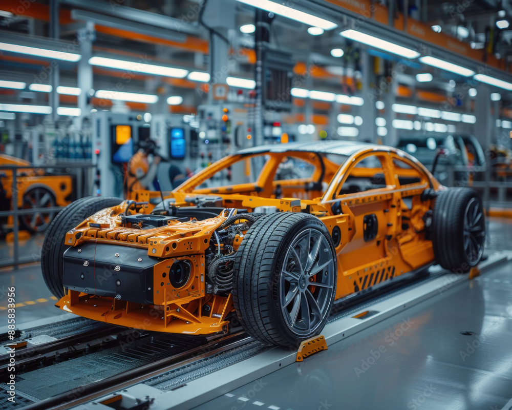 Advanced Quality Checking at Electric Vehicle Manufacturing Plant Advanced Quality Checking at Electric Vehicle Manufacturing Plant
