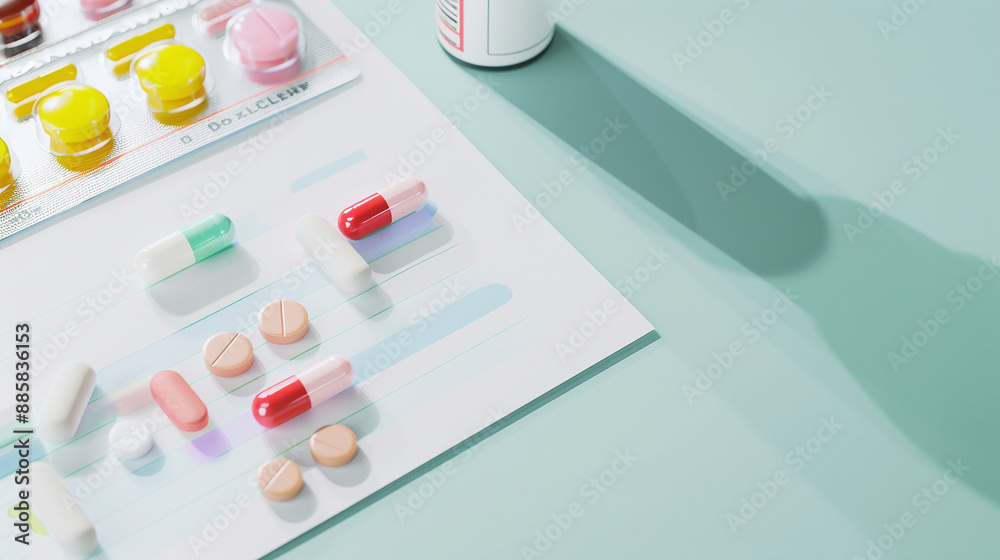 close up of medication, pills