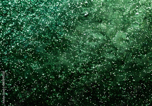 Green Glitter Texture Background For Product Presentation