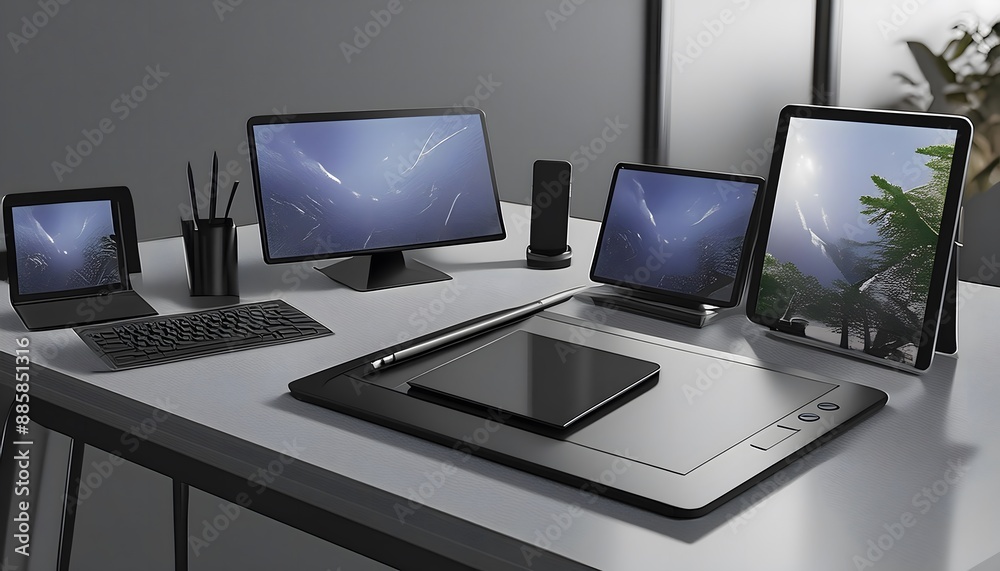 High-quality realistic 3D renderings of objects High-quality realistic 3D renderings of objects