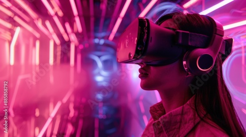 Virtual Reality (VR): Immersive 3D simulations ranging from real-world replicas to fantastical realms, captivating users in simulated environments.
 photo