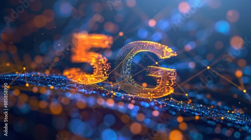 5G Technology: Next-gen broadband cellular standard delivering increased speeds, reduced latency, and superior connectivity compared to 4G networks.
 photo