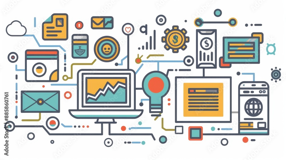 Fintech: Advanced financial technology optimizing services through mobile banking and blockchain innovations, driving accessibility and operational efficiency forward.
Fintech: Advanced financial technology optimizing services through mobile banking and blockchain innovations, driving accessibility and operational efficiency forward.