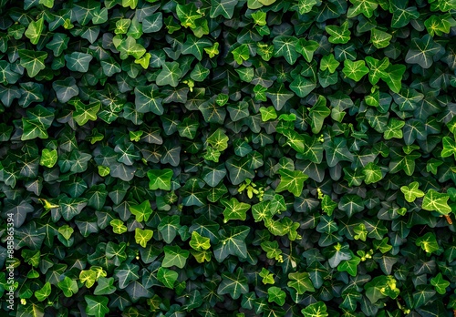 Green Ivy Wall Seamless Texture Background