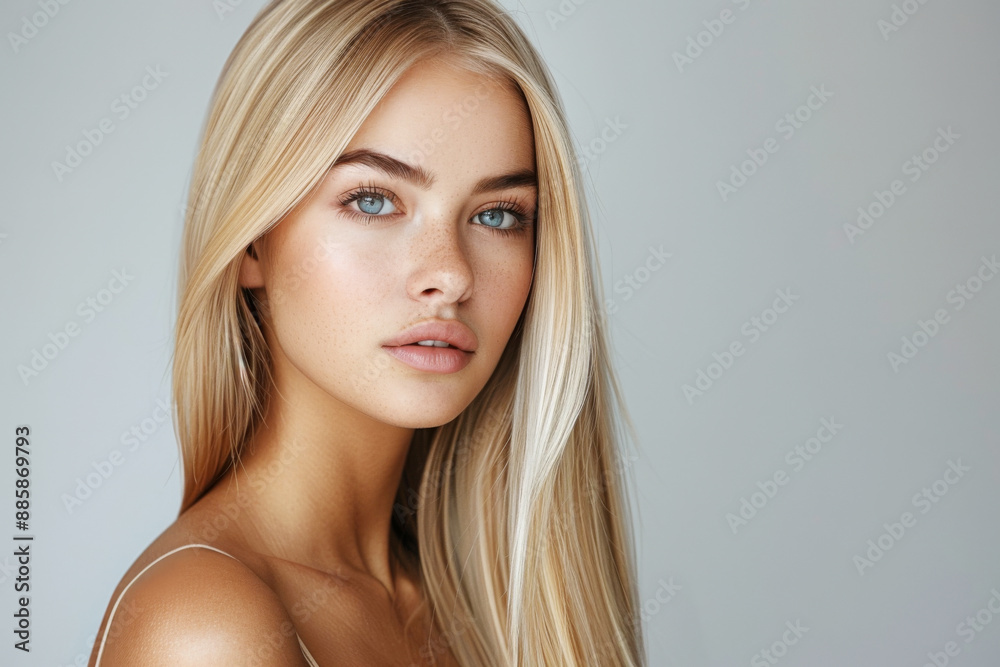 Luxurious healthy hair, blonde girl. Beauty woman. Luxurious healthy hair, blonde girl. Beauty woman.