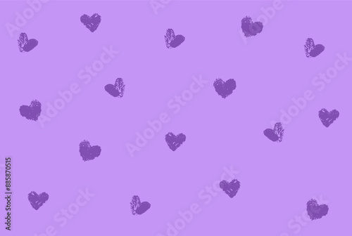 small heart prints on lilac background, wrapping paper, holiday packaging, valentines day background, valentines day, purple small hearts