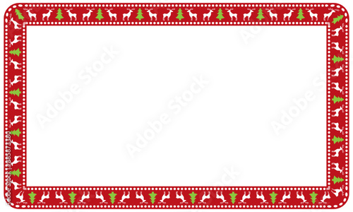 Frame template for christmas season celebration, christmas wreath concept