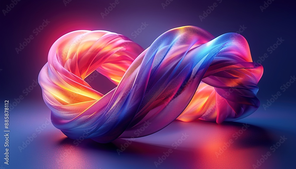 Fototapeta premium abstract background with glowing lines