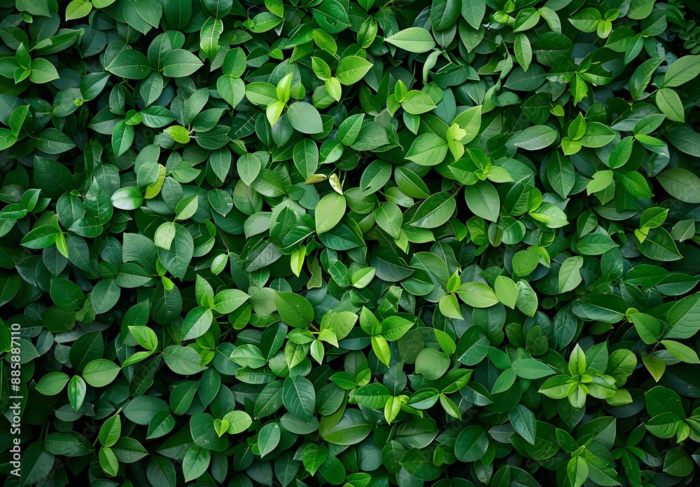 Green Leaf Hedge Garden Wall Background Green Leaf Hedge Garden Wall Background
