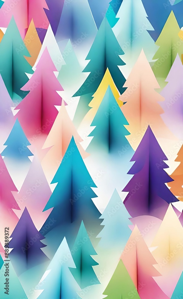 Fototapeta premium abstract christmas tree