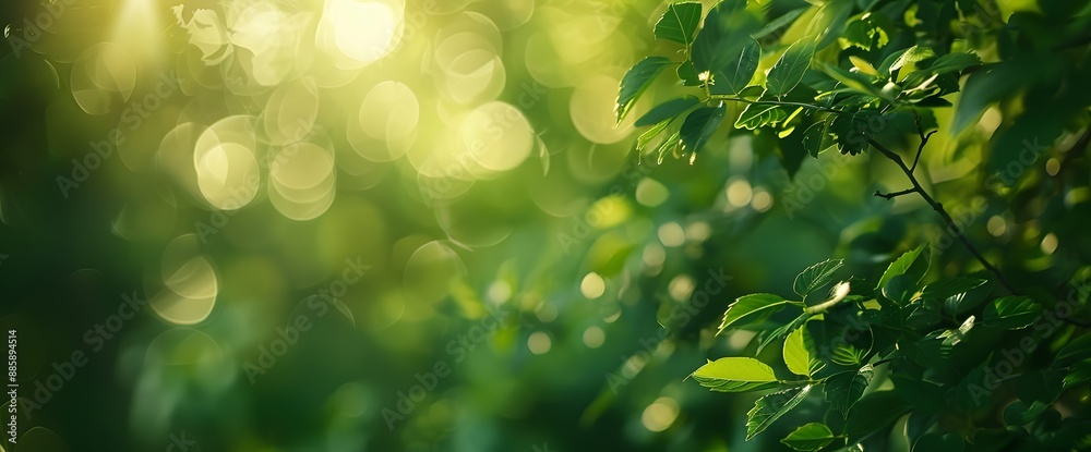 Green Spring Bokeh Background for Nature Design Green Spring Bokeh Background for Nature Design