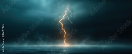 Bright abstract lightning backdrop, natural lighting, copy space photo