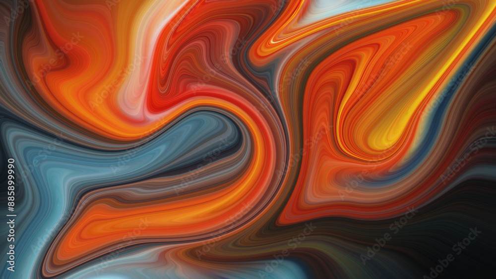 4K Texture of abstract fluid art. background made of abstract paint