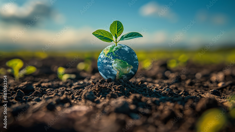 agriculture, soil, production and production efficiency concept with new technology agriculture, soil, production and production efficiency concept with new technology