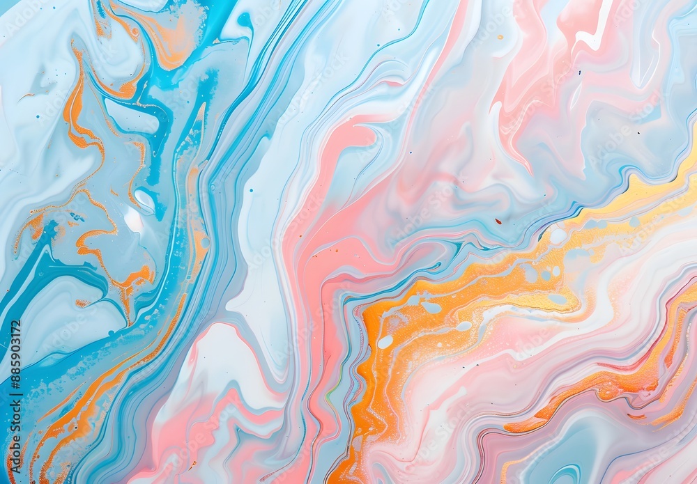 Abstract Pastel Marble Swirls Background Abstract Pastel Marble Swirls Background
