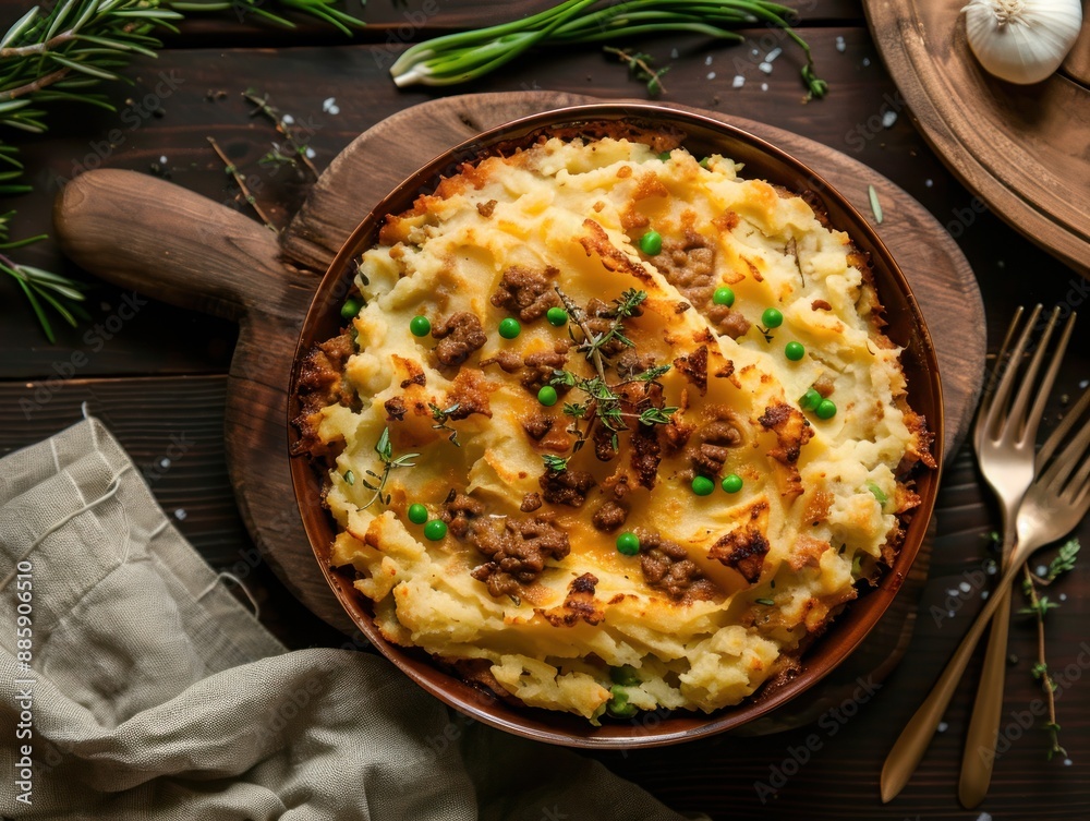 Close-up of Delicious Shepherd's Pie Close-up of Delicious Shepherd's Pie