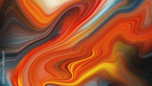 4K Texture of abstract fluid art. background made of abstract paint mixed with effects. artwork in liquid acrylic using haphazardly blended pigments. Suitable for backgrounds and posters. Abundant hue