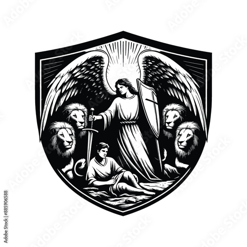 Angel Visiting Mary, Capture the moment when the angel Gabriel announces the birth of Jesus to Mary
