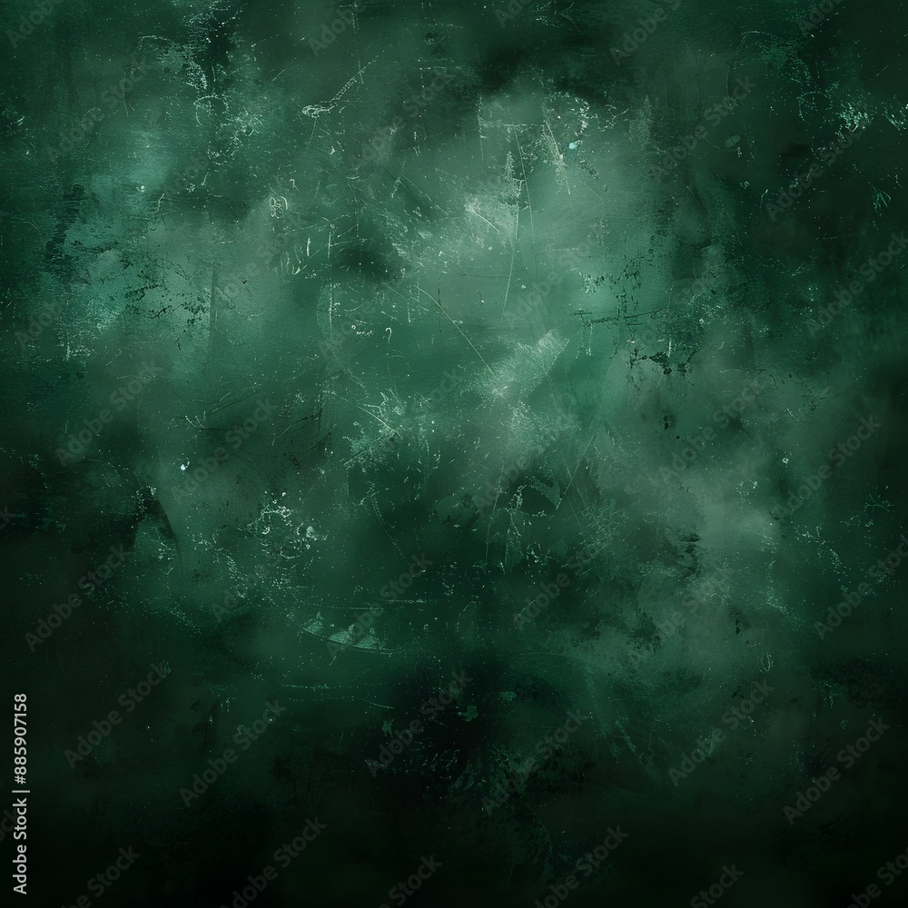 Obraz premium Dark Green Grunge Texture Background