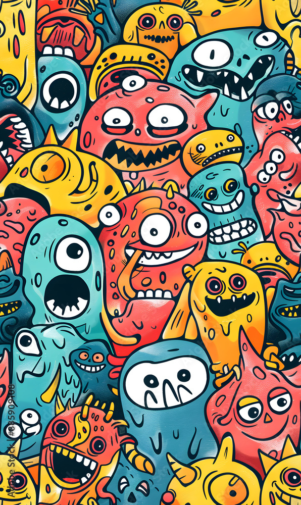 cartoon 2d illustrator doodle pattern, cute pattern in graphic seamless pattern cartoon 2d illustrator doodle pattern, cute pattern in graphic seamless pattern