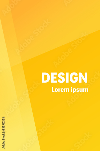 Abstract modern yellow background with translucent gradient and copy space for text and decoration