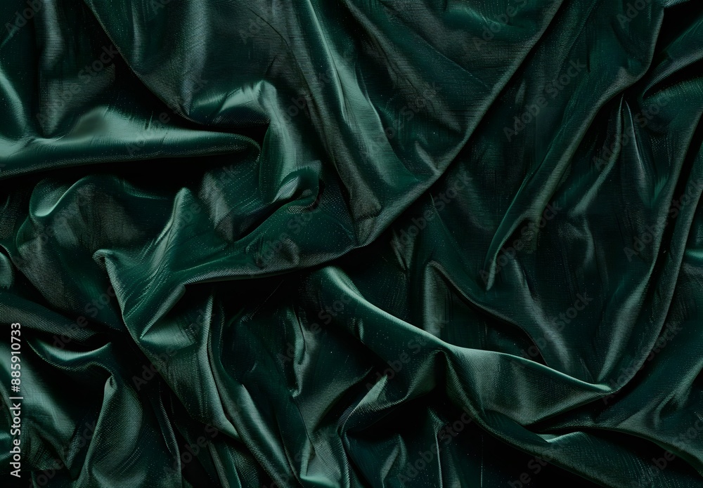 Dark Green Velvet Fabric Texture Background Dark Green Velvet Fabric Texture Background