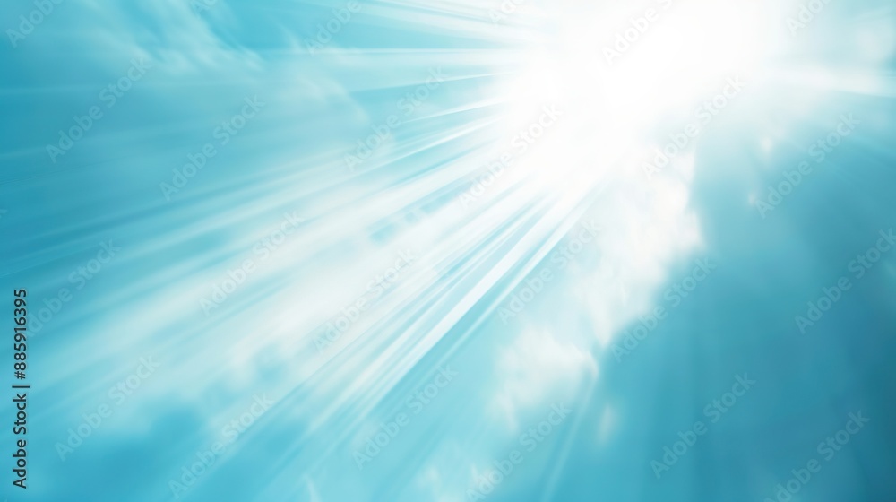 Soft Blue Abstract Background with Gentle Sunlight and Light Blue Sky Featuring White Clouds, Perfect for Design, Banner, or Wallpaper Templates Soft Blue Abstract Background with Gentle Sunlight and Light Blue Sky Featuring White Clouds, Perfect for Design, Banner, or Wallpaper Templates