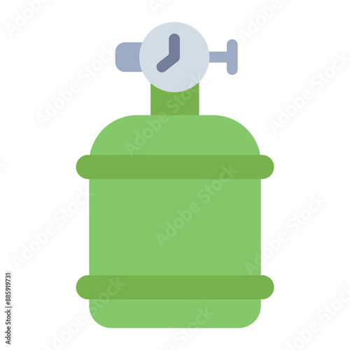 Refrigerant icon showing a key element for cooling in HVAC and air conditioning systems