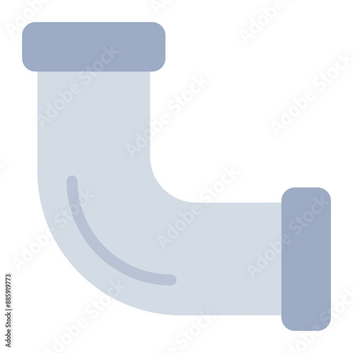 Pipe icon for air conditioning systems representing ducts and cooling connections