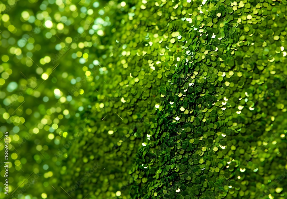 Lime Green Glitter Texture Background Top View Lime Green Glitter Texture Background Top View