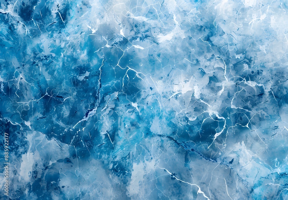 Obraz premium Abstract Blue Marble Texture Background