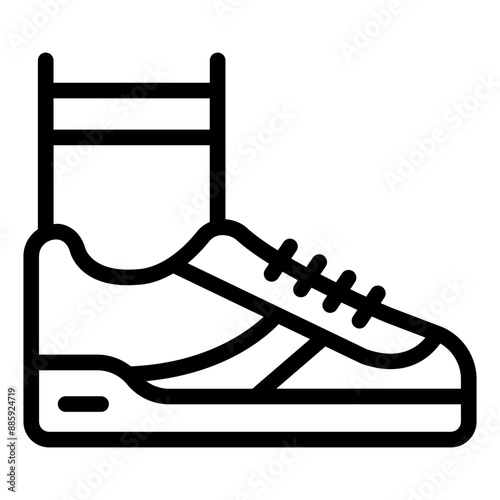 Icon of shoes used by volleyball players