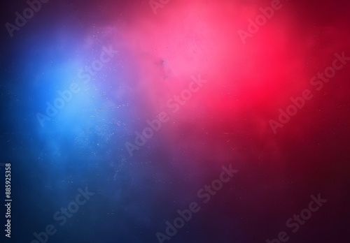 Abstract Red and Blue Gradient Background with Blurred Lights