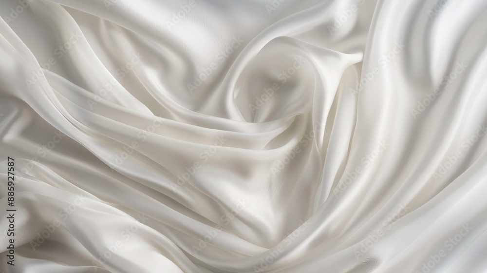 Delicate silk fabric drifts effortlessly on the breeze, its luxurious texture and subtle sheen exuding an aura of refinement and opulence, set against a backdrop of simple yet graceful design. Delicate silk fabric drifts effortlessly on the breeze, its luxurious texture and subtle sheen exuding an aura of refinement and opulence, set against a backdrop of simple yet graceful design.
