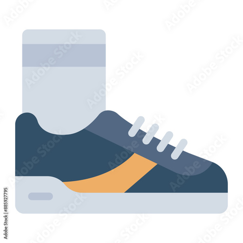 Icon of shoes used by volleyball players
