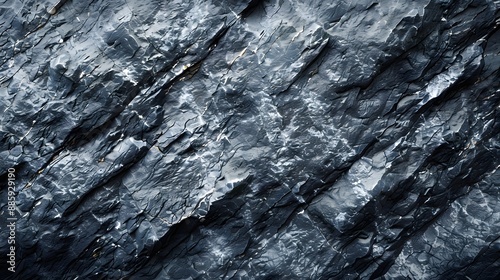 Wallpaper Mural Stone texture abstract background. Detail of natural material gray granite old rock wall surface with grunge nature rough pattern.  Torontodigital.ca