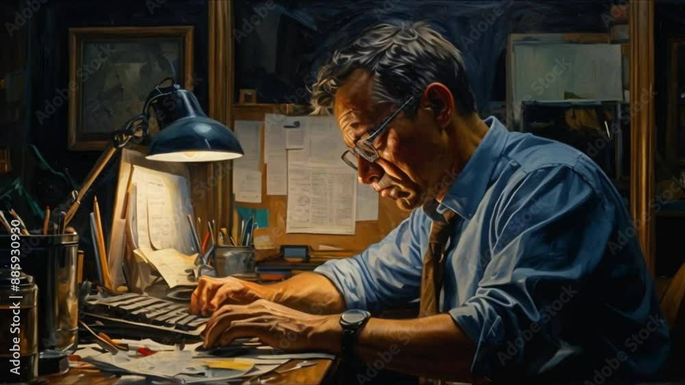 A workaholic, they work too hard and too long. Their hands are tired from typing, their eyes are tired from late nights, and they are permanently hunched with determination. A workaholic, they work too hard and too long. Their hands are tired from typing, their eyes are tired from late nights, and they are permanently hunched with determination.