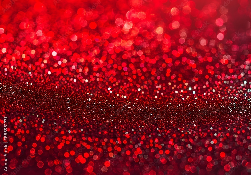 Sparkling Red Glitter Texture Background Sparkling Red Glitter Texture Background