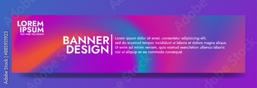 Mesh blur banner, providing a modern and visually stunning design for ads and social media posts